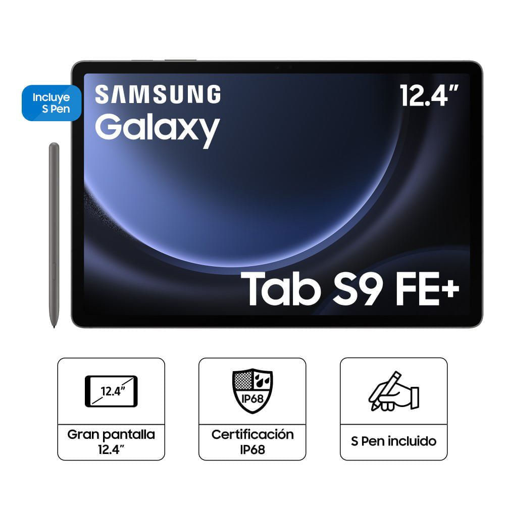 Tablet Samsung Galaxy Tab S9 FE Plus 12.4" 8G RAM 128GB GRAY