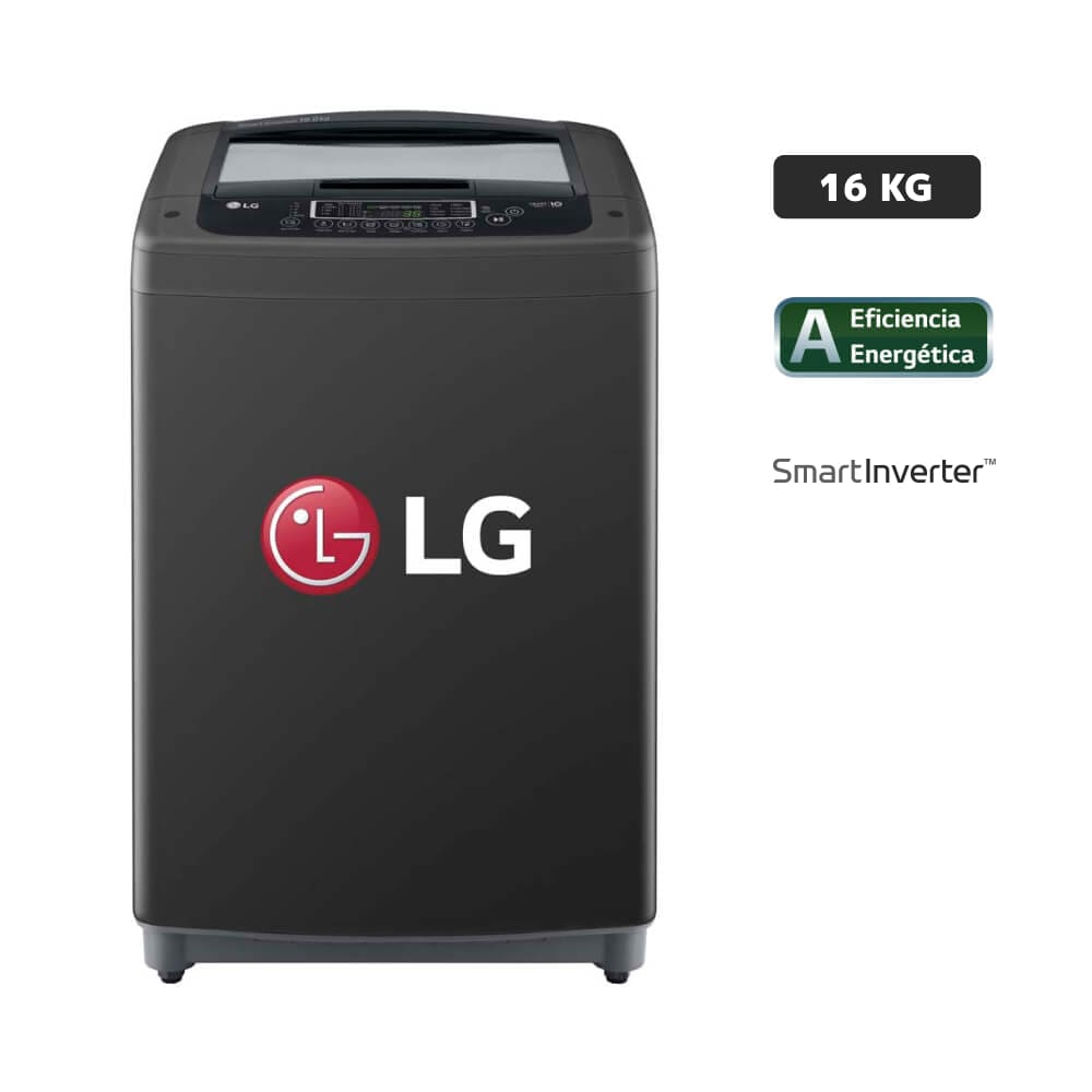 Lavadora LG Carga Superior 19Kg WT19BPB Negro Claro