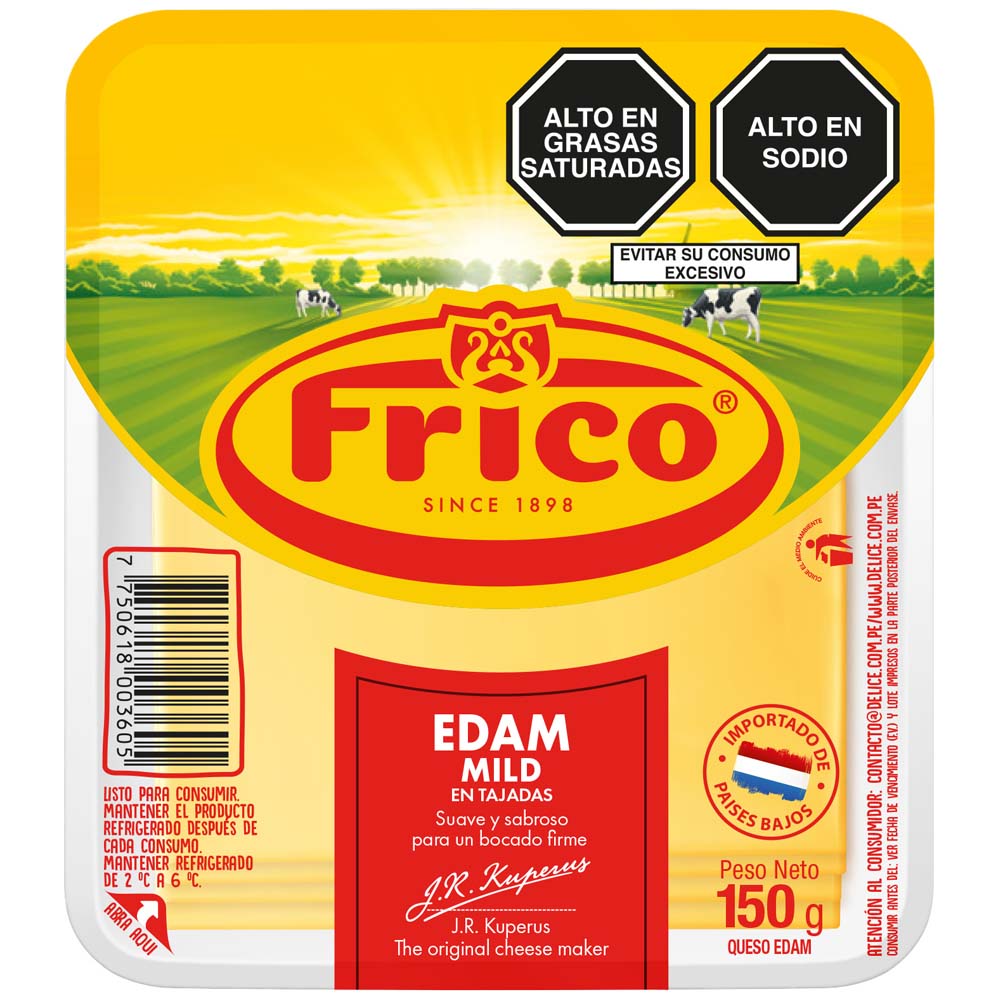 Queso Edam FRICO Paquete 150g