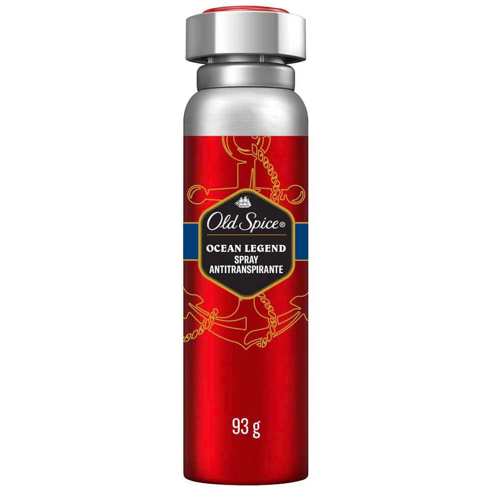 Desodorante en Aerosol Antitranspirante OLD SPICE Ocean Legend Frasco 93g