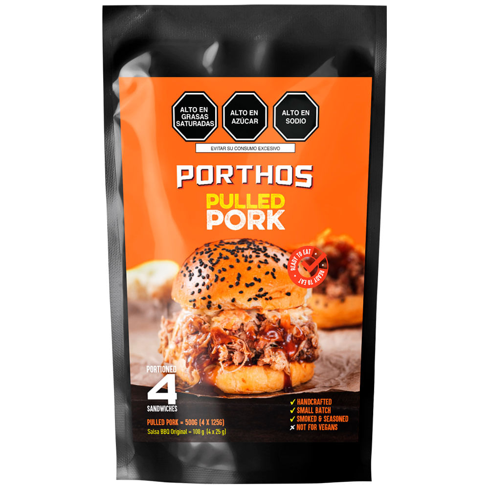 Sandwiches Pulled Pork PORTHOS Doypack 500g