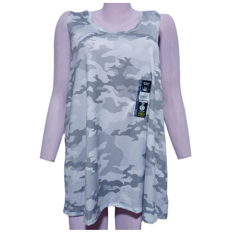 Polo Tank Top Tent Camuflado Mujer Athletic Works