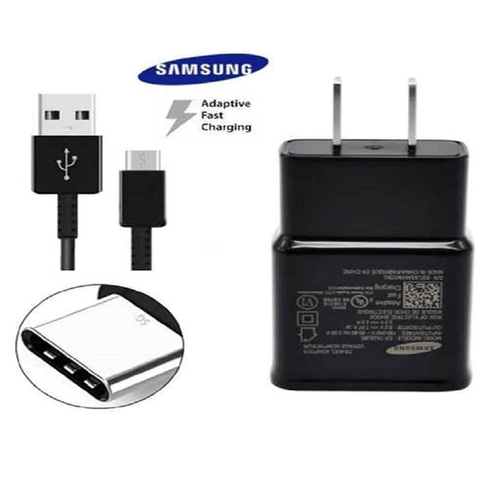 Cargador Samsung 15W carga rápida tipo C