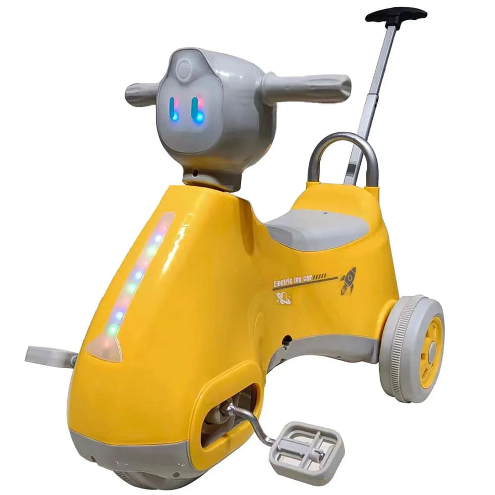 Triciclo con Guía Mango para Niños Modelo Robot Futurista