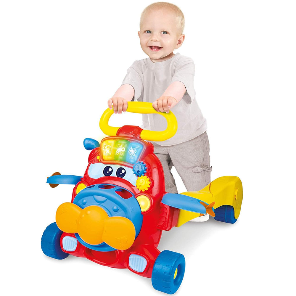Caminadora Bebé Musical Andador 2 en 1 Actividades Lúdicas