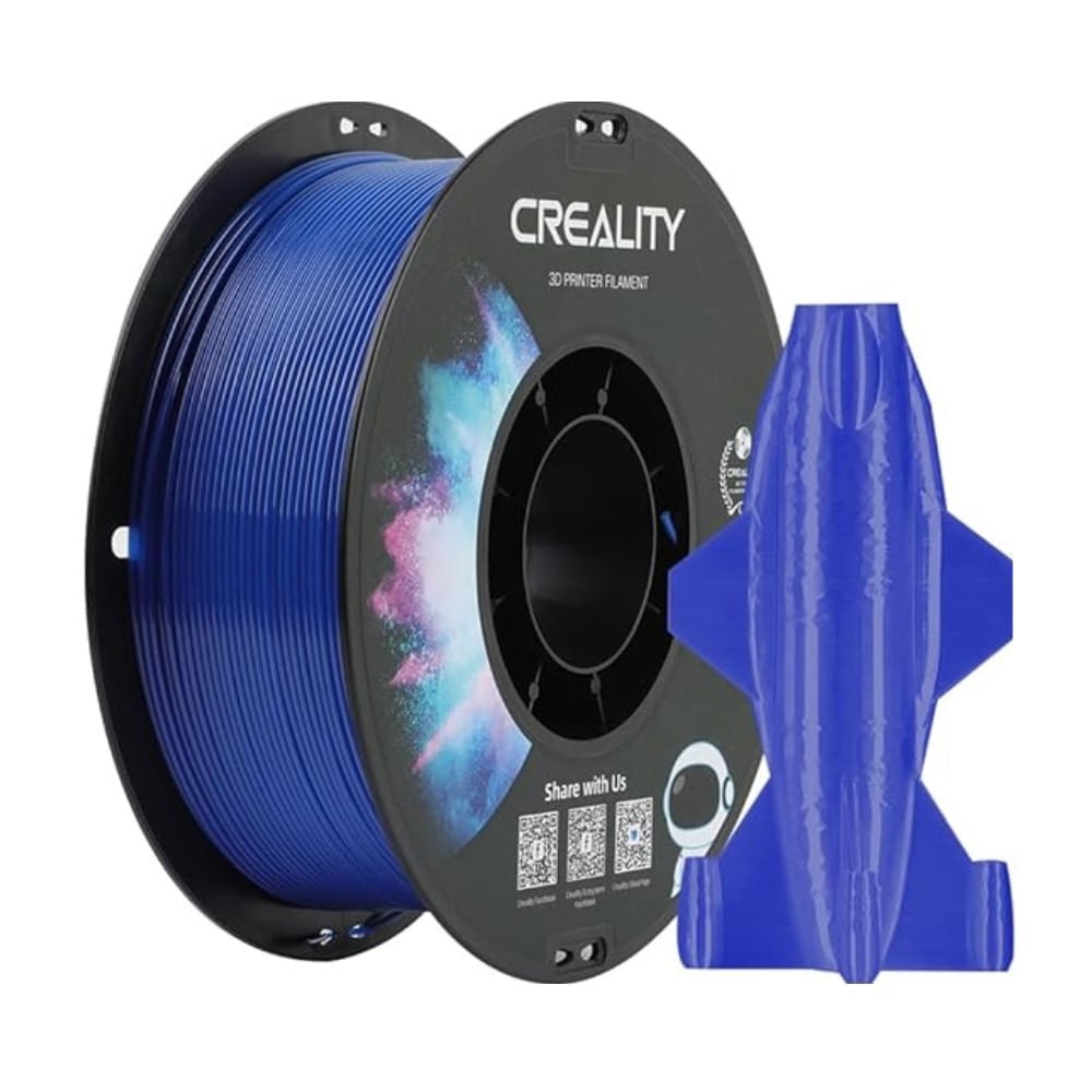 Filamento 3D PETG 1KG 1.75mm Creality Azul