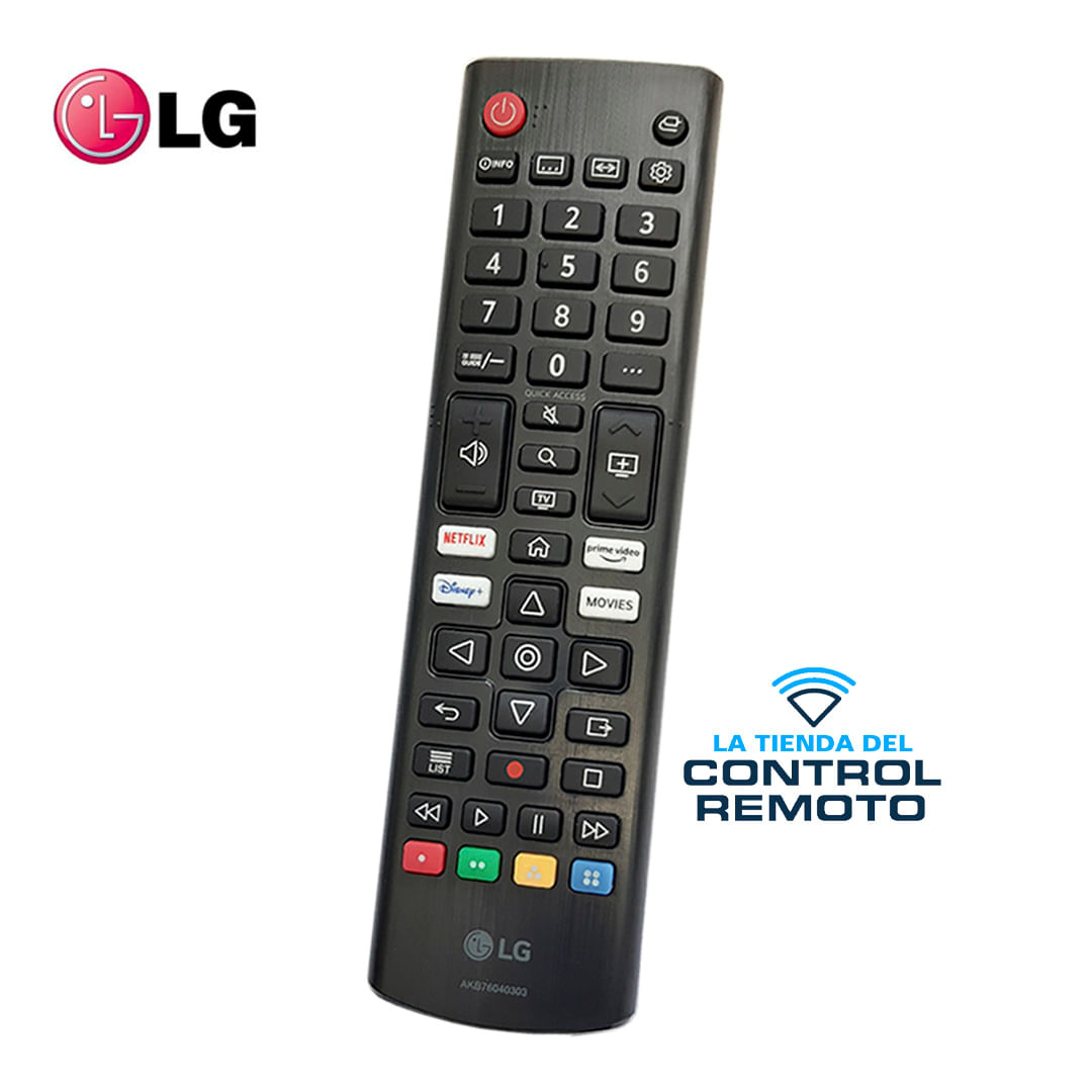 Control Remoto Lg Original Akb Para Smart Tv Nano, Oled, Thinq, 4k