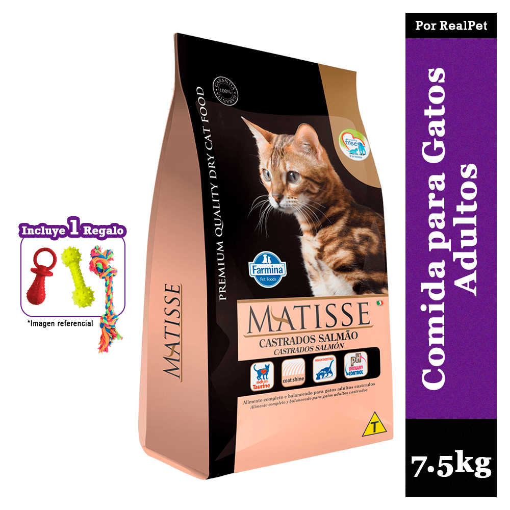 Comida para Gato Adulto Castrado Matisse Salmón 7.5 kg