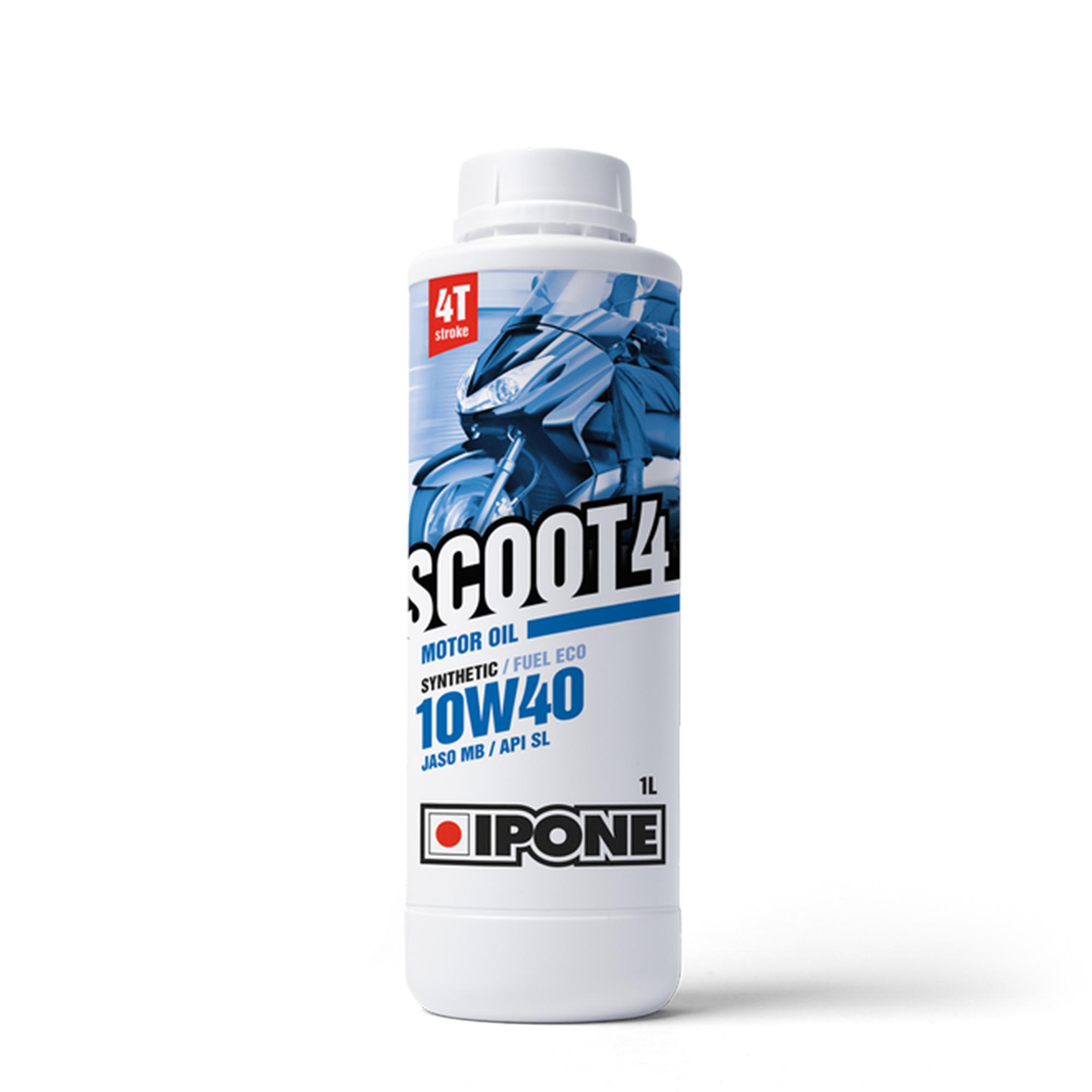 Aceite Para Moto Ipone Scoot 4 10W40 Sintético 1L