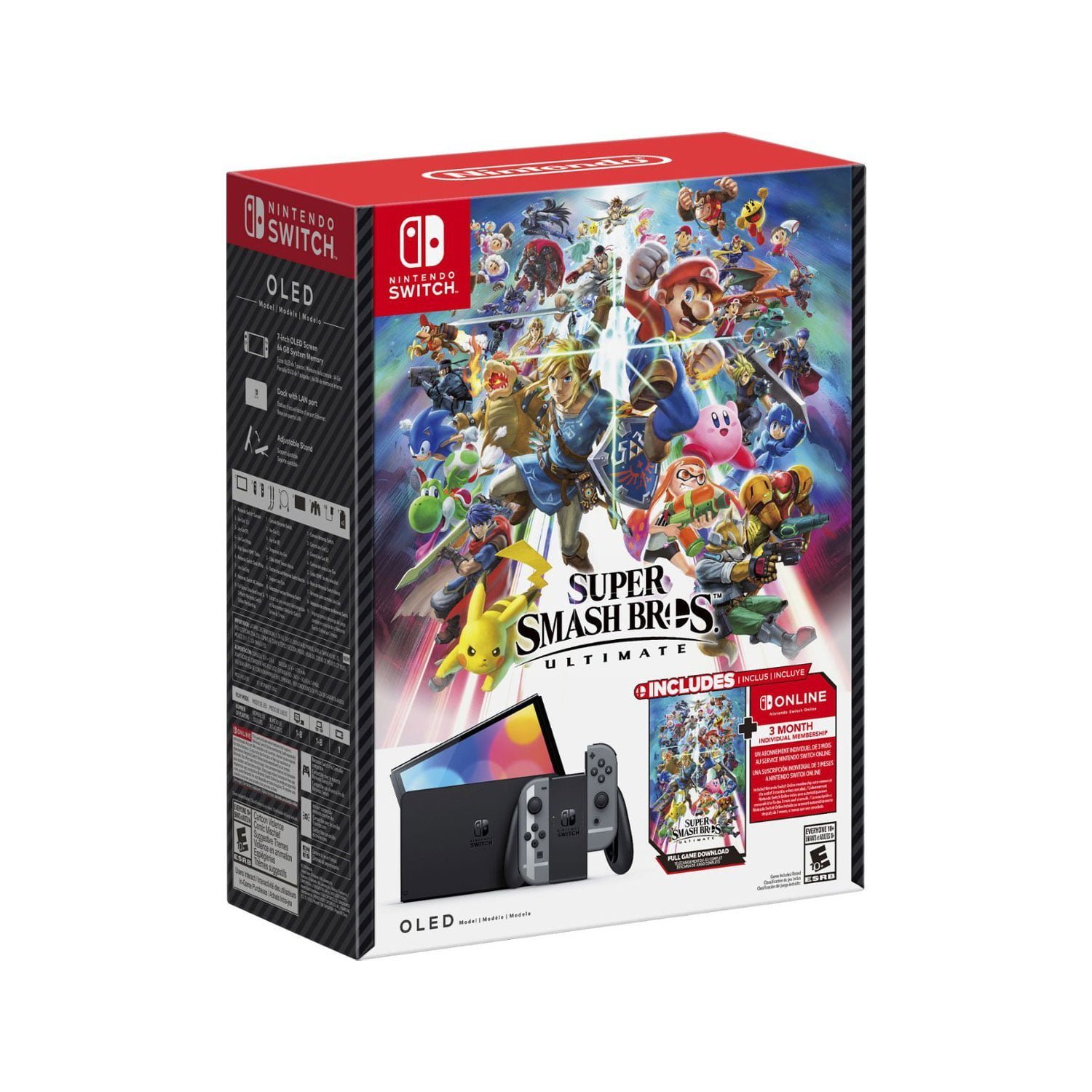 Consola Nintendo Switch Oled Edicion Super Smash Bros Ultimate