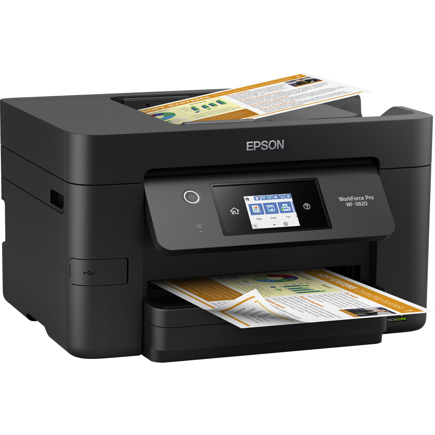 Impresora de Inyección de Tinta Epson Workforce Pro Wf 3820 All In One
