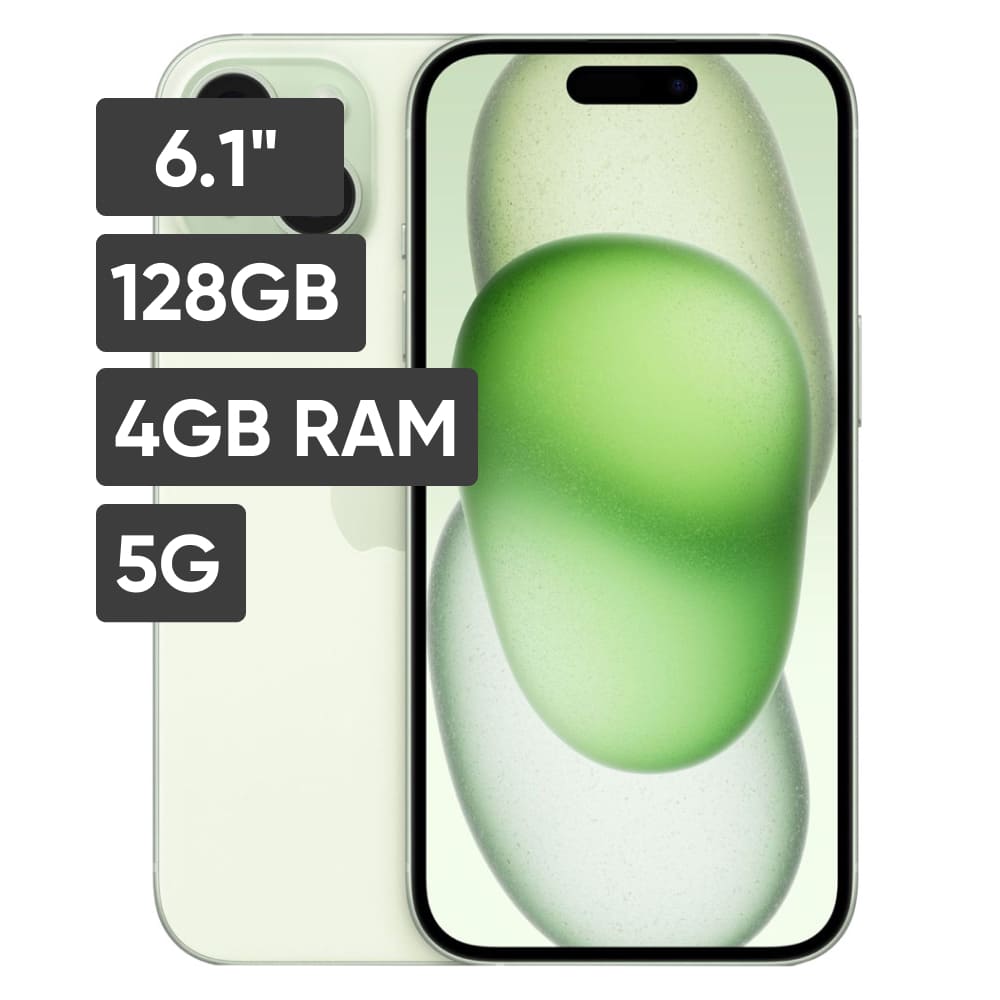 Iphone 15 6.1" 4GB 128GB 12MP+12MP Verde