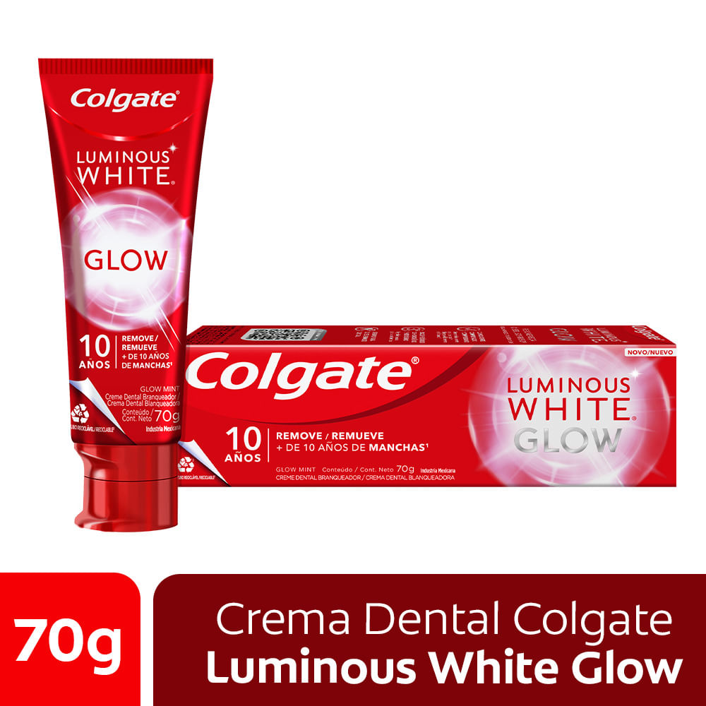 Pasta Dental Blanqueadora COLGATE Luminous White Glow 70g