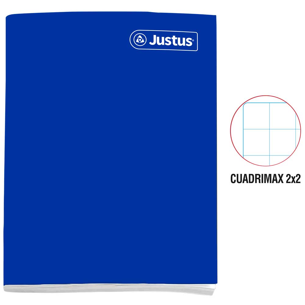 Cuaderno Deluxe Grapados JUSTUS 2x2 80hj Solido (Modelos Aleatorios)