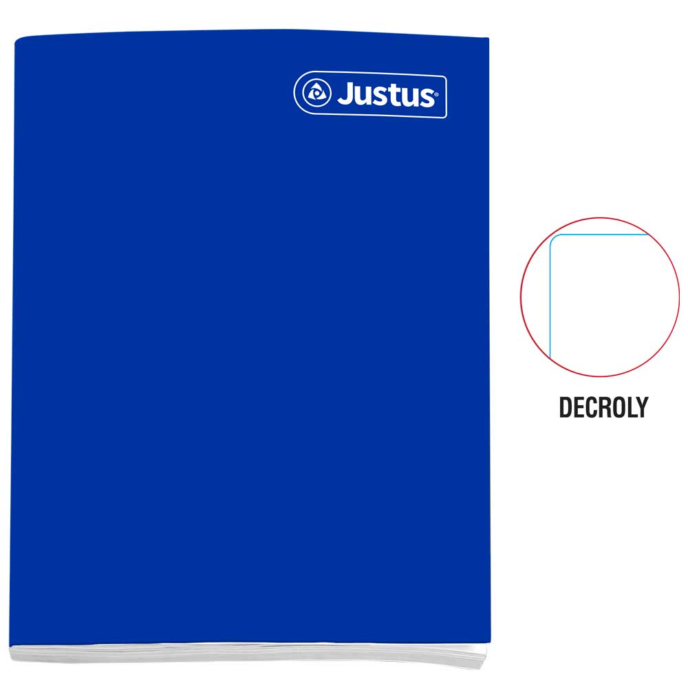 Cuaderno Deluxe Grapados JUSTUS 80hj Solido (Modelos Aleatorios)