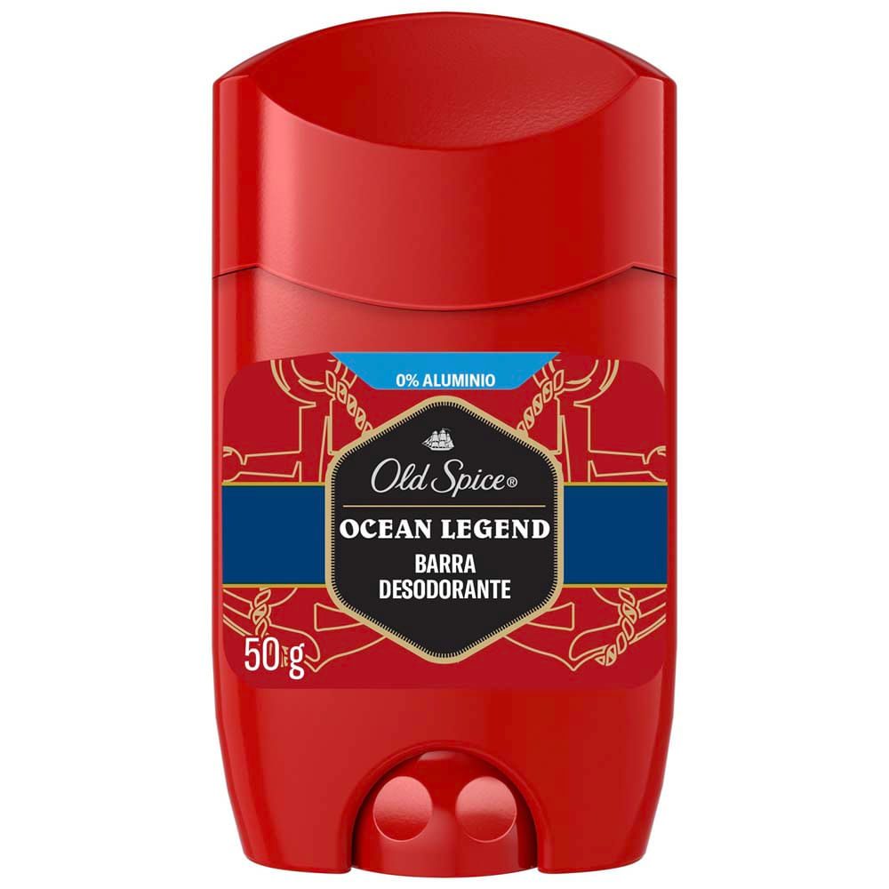 Desodorante para hombre Barra OLD SPICE Ocean Legend Frasco 50g