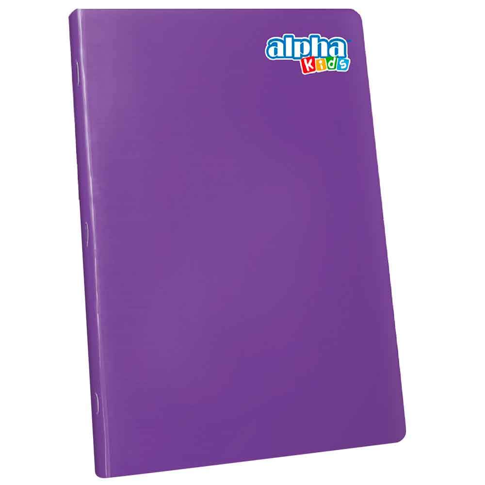 Cuaderno Grapados ALPHA Scool Triple Kids C/M Rojo (Modelos Aleatorios) B2S 24