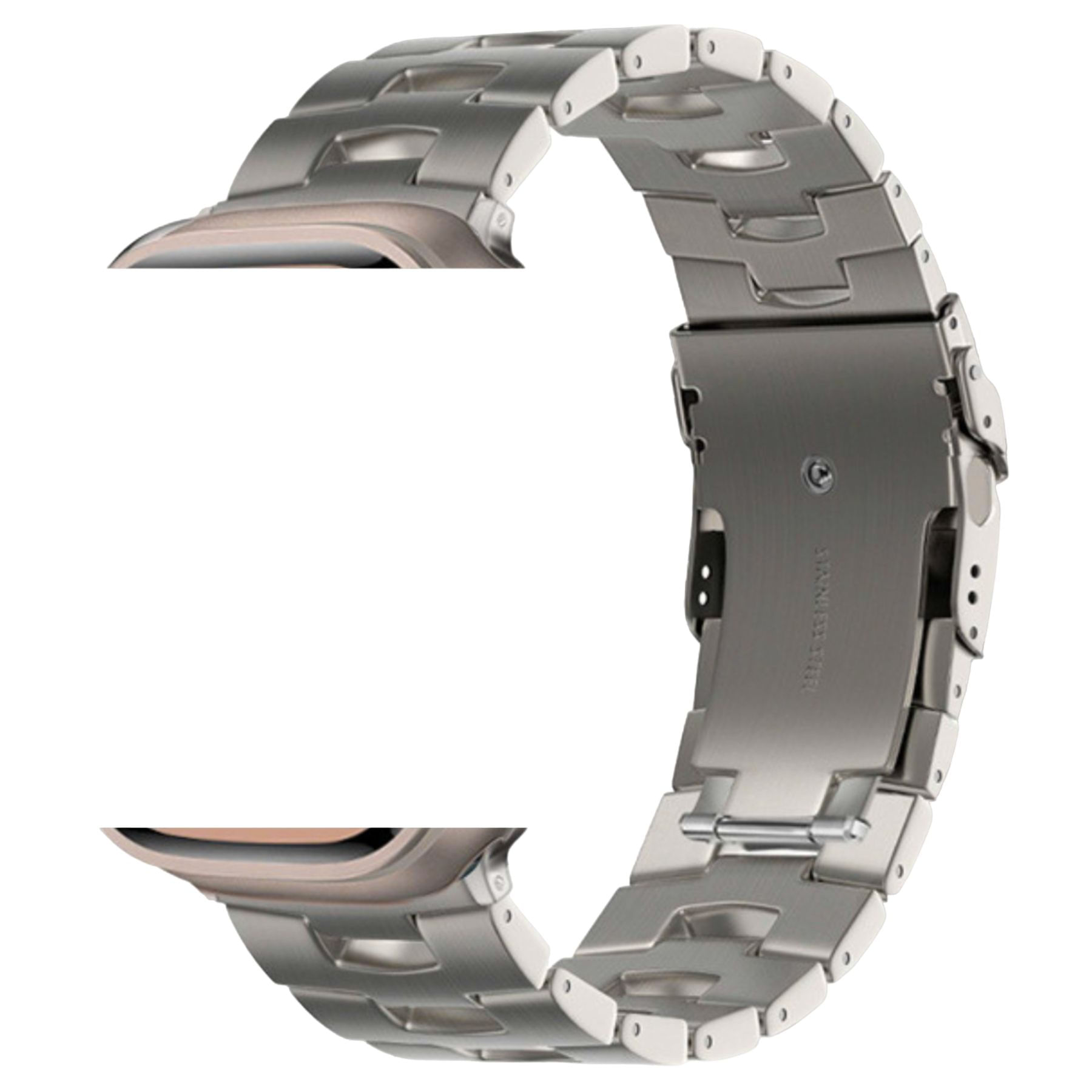 Correa de Titanio para Apple Watch y Smart Watch Eslabón Acabado Matte