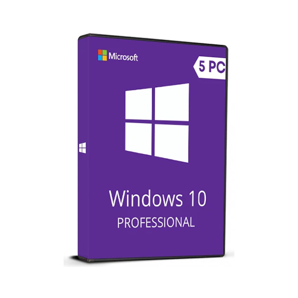 5 Licencias Microsoft Windows 10 Pro