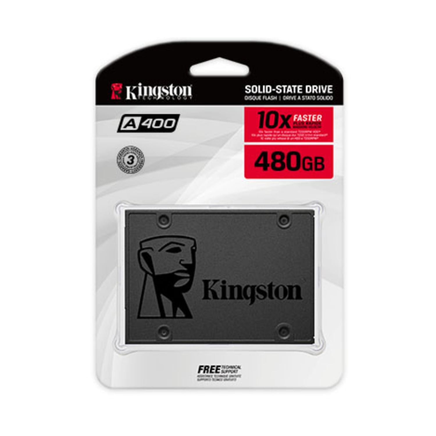 SSD Disco Solido Kingston A400 480GB 2.5" Sata 3