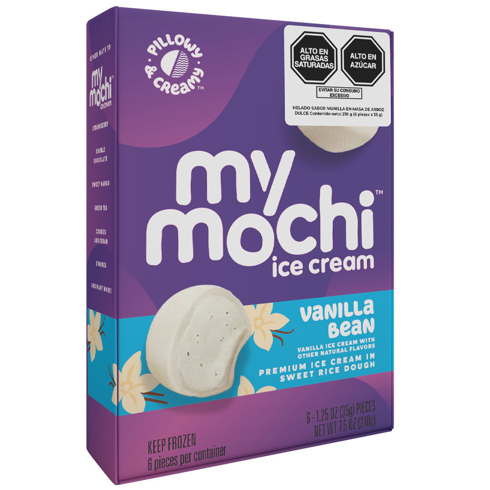 Helado MY MOCHI Vanilla Bean Caja 280g
