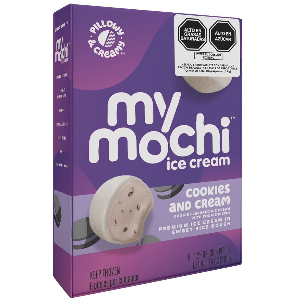 Helado MY MOCHI Cookies & Cream Caja 280g