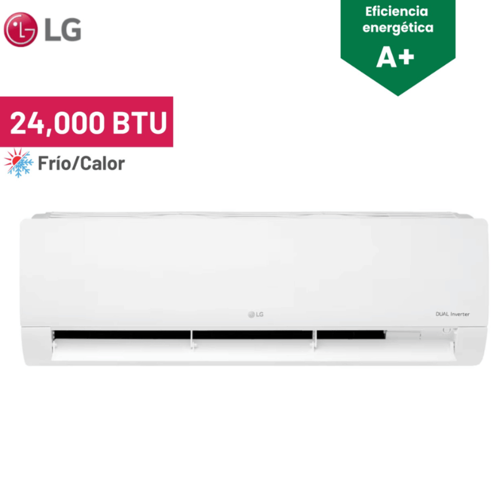 Aire Acondicionado LG 24 000 BTU DualCool Inverter Frío Calor