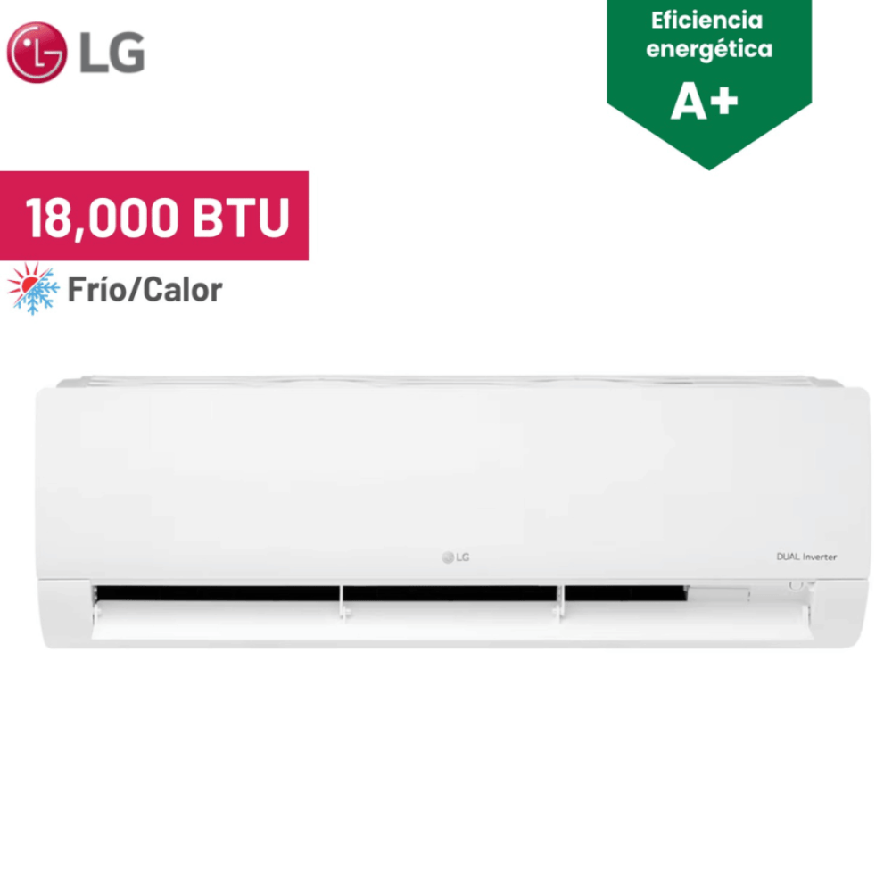 Aire Acondicionado LG 18 000 BTU DualCool Inverter Frío Calor