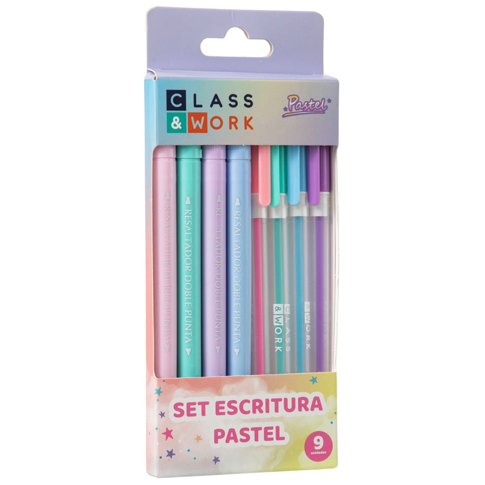 Set CLASS&WORK Stationar Pastel