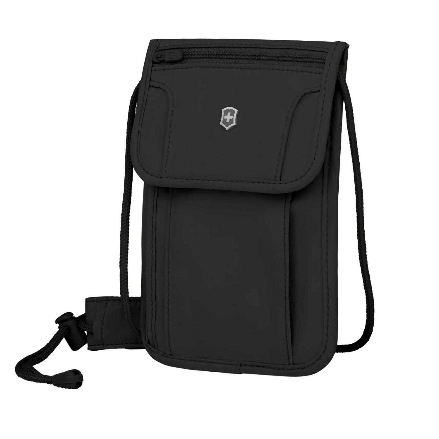 Morral de viaje Victorinox con RFDI - Negro