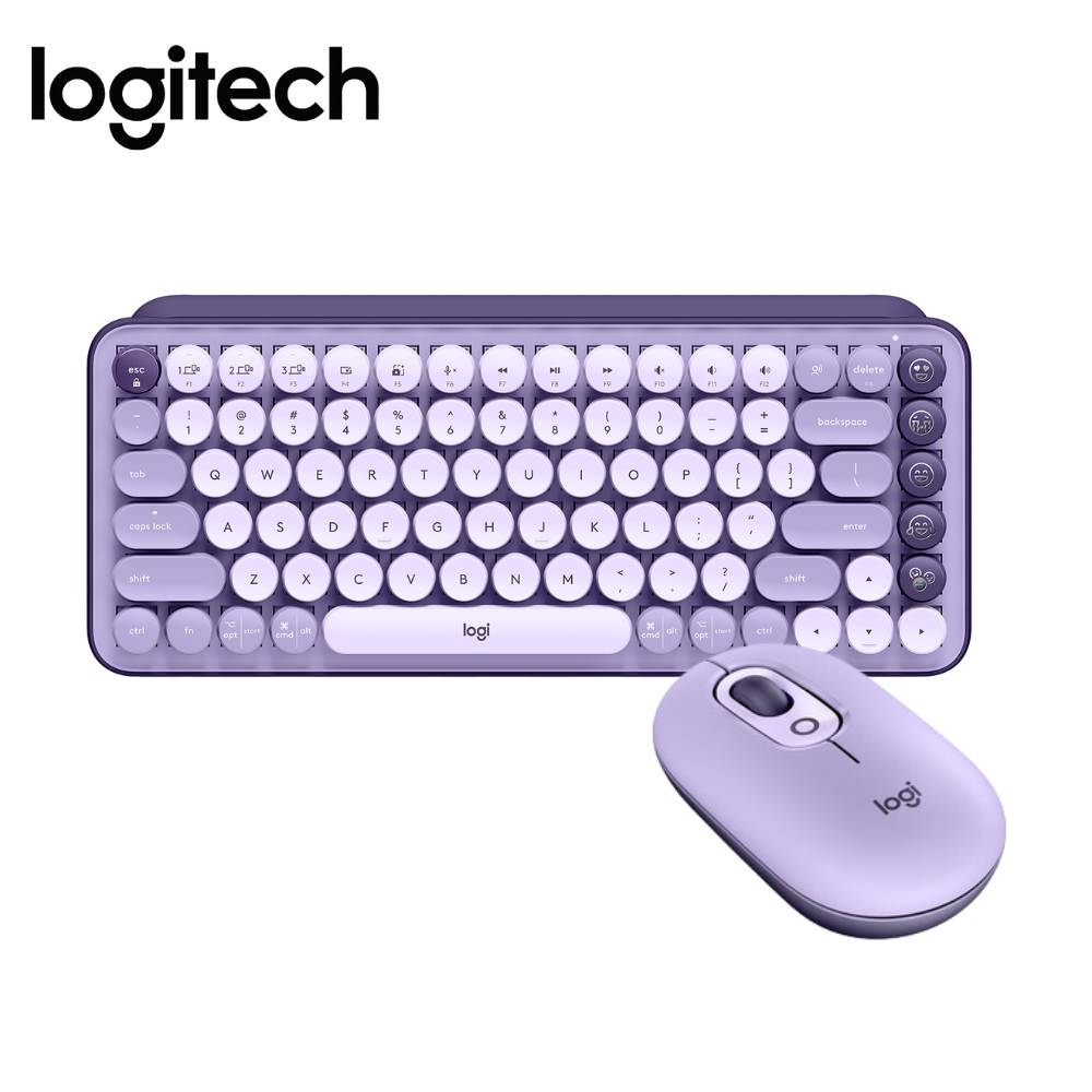 Combo POP Teclado y Mouse Lavanda Logitech Bluetooth