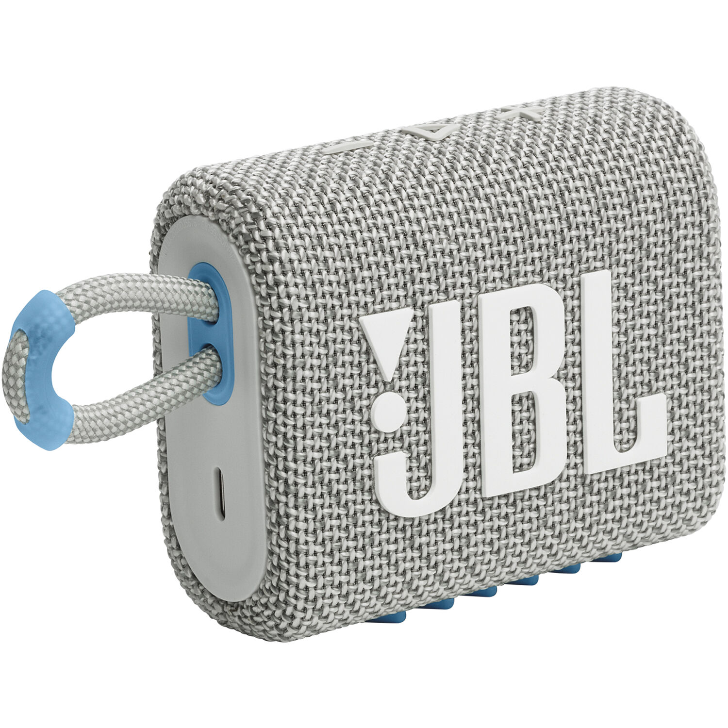 Altavoz Bluetooth Portátil Impermeable Jbl Go 3 Eco Blanco Nube