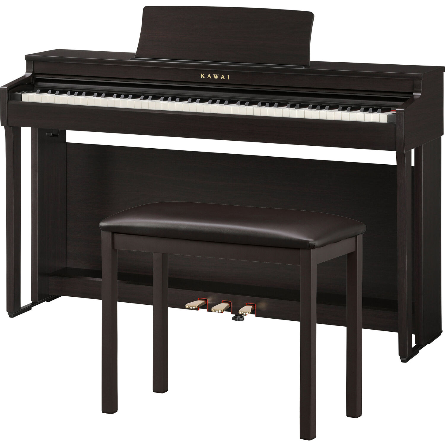Piano Digital Kawai Cn201 con Banco a Juego Premium Rosewood