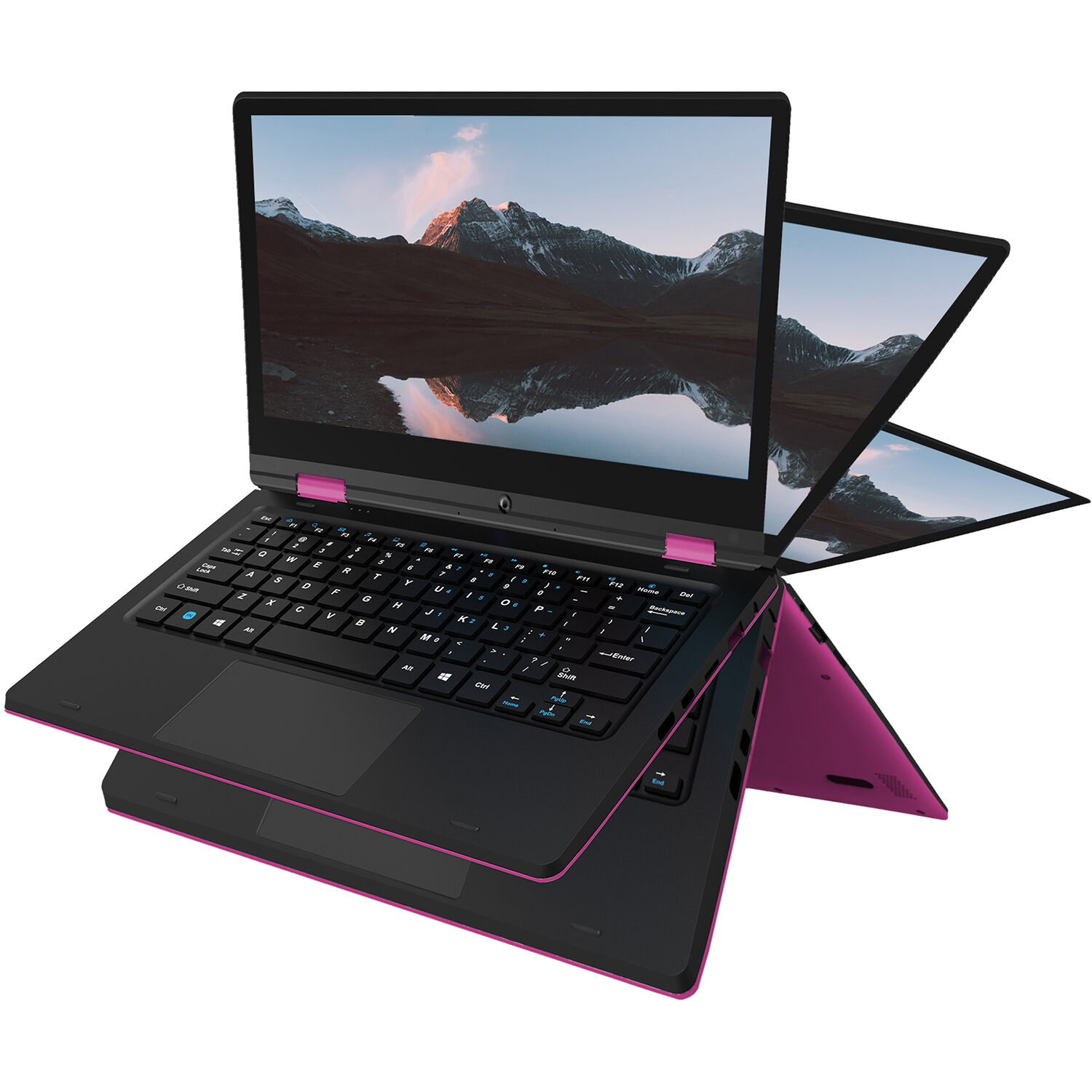 Laptop 2 en 1 Core Innovations Clt1164 Series de 11.6 con Pantalla Táctil Rosa