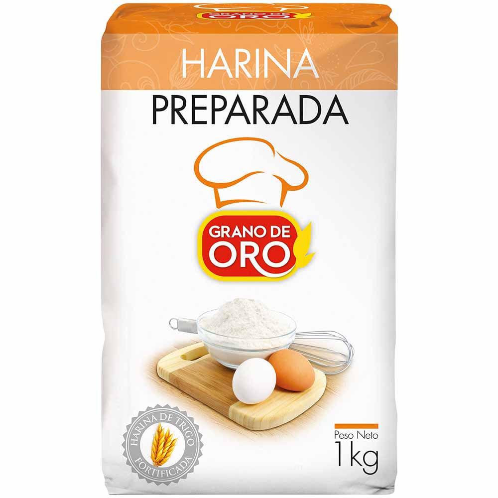 Harina Preparada GRANO DE ORO Paquete 1Kg