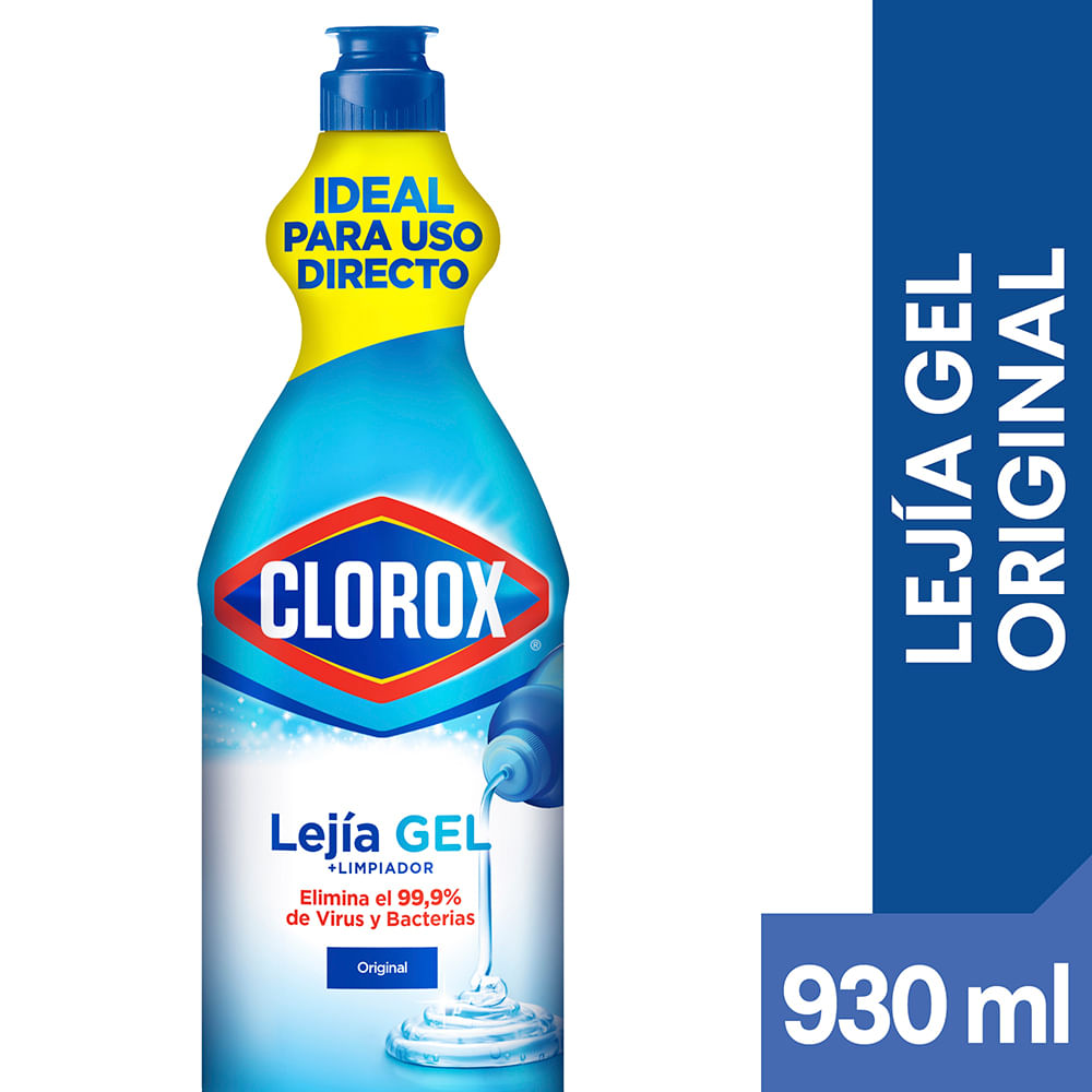 Lejía CLOROX Gel Original Botella 930ml