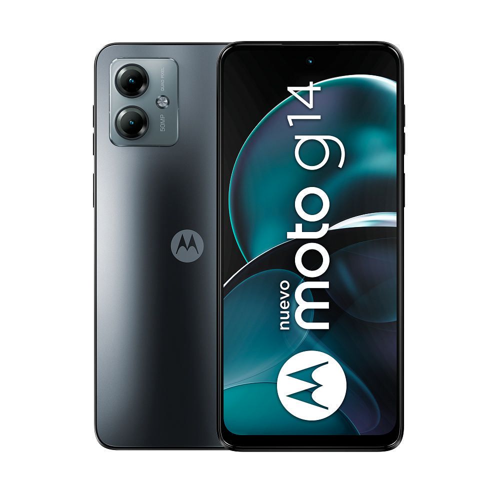 Celular Motorola Moto G14 6.5" 4GB 128GB Acero