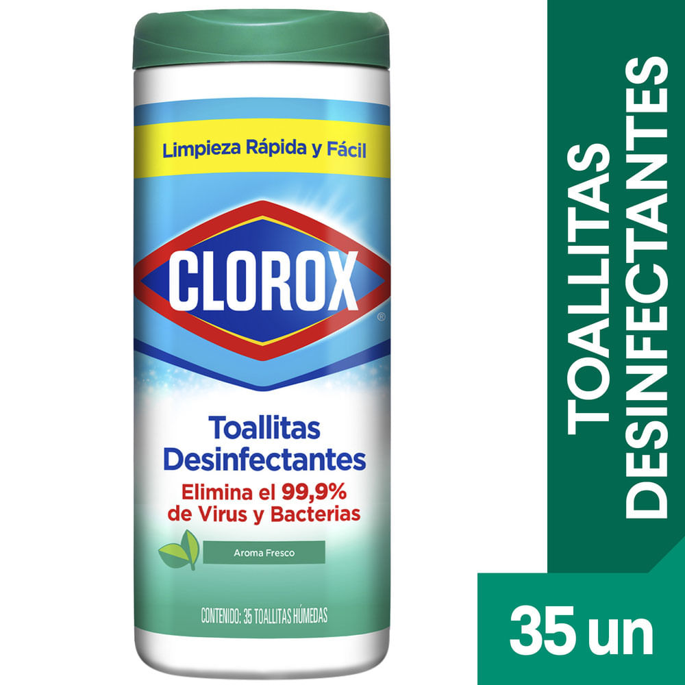 Toallitas Desinfectantes CLOROX Fresh 35un