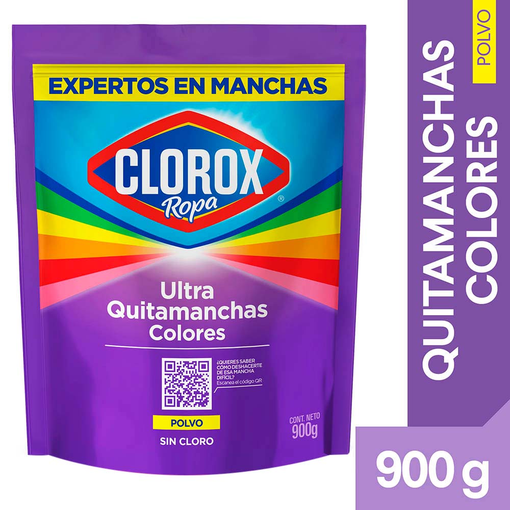 Ultra Quitamanchas Clorox Colores Bolsa 900g
