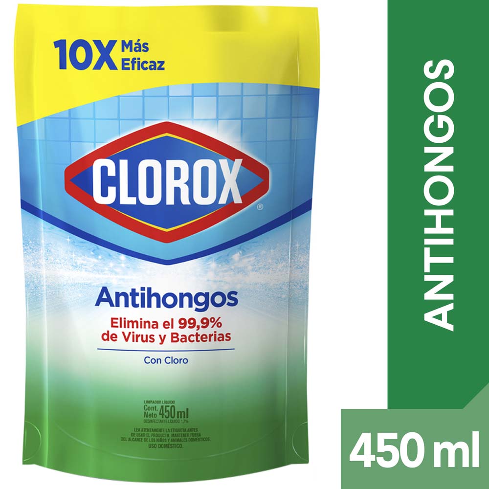 Desinfectante CLOROX Antihongos Doypack 450ml