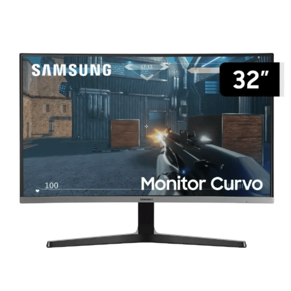 Monitor Samsung Curvo 32" Full HD LC32R500FHLXPE