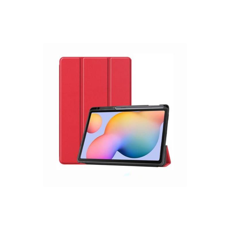 Smart Case Para Samsung Galaxy Tab S6 Lite Rojo