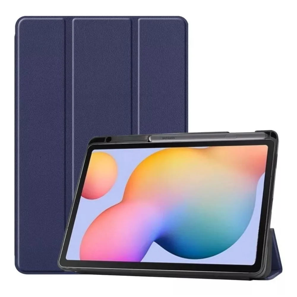 Smart Case Para Samsung Galaxy Tab A8 10.5 Azul