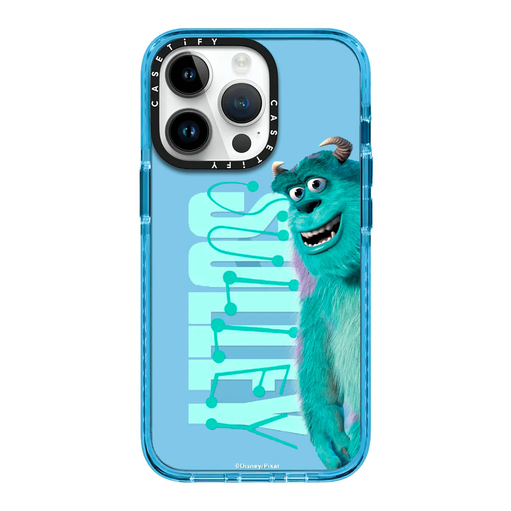 Case ScreenShop Para iPhone 13 Mini Monsters Inc Sulley Azul Transparente Casetify