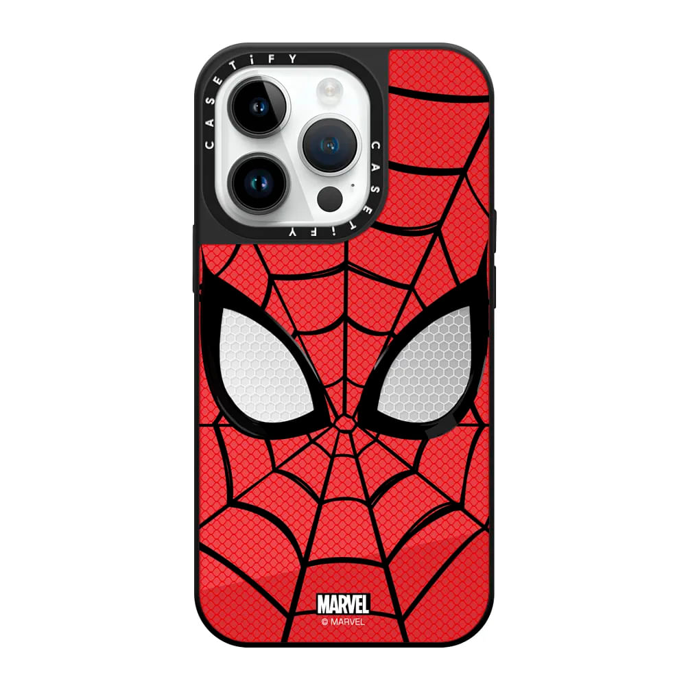 Mirror Case ScreenShop Para iPhone 12/12 Pro Spider-Man Mask Casetify