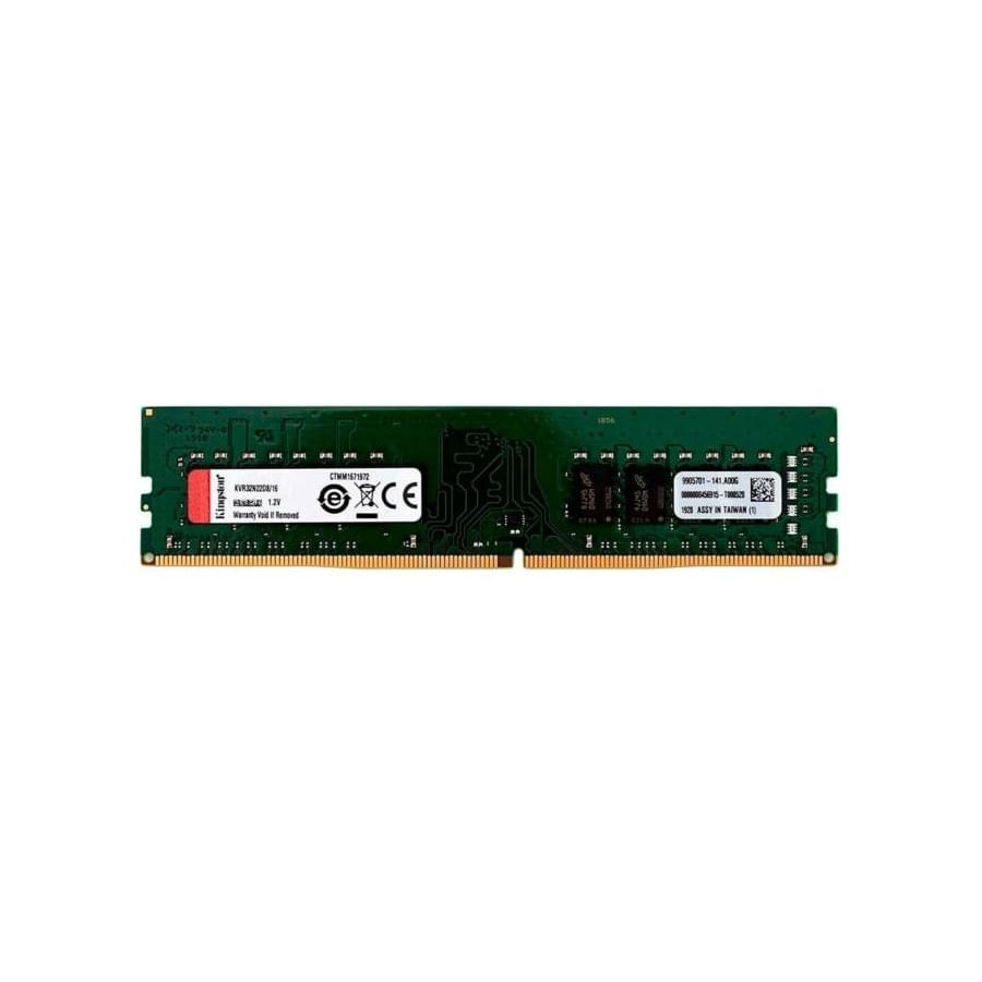 Memoria RAM Kingston 16GB 3200 Mhz DIMM DDR4 CL22 KVR32N22S8/16