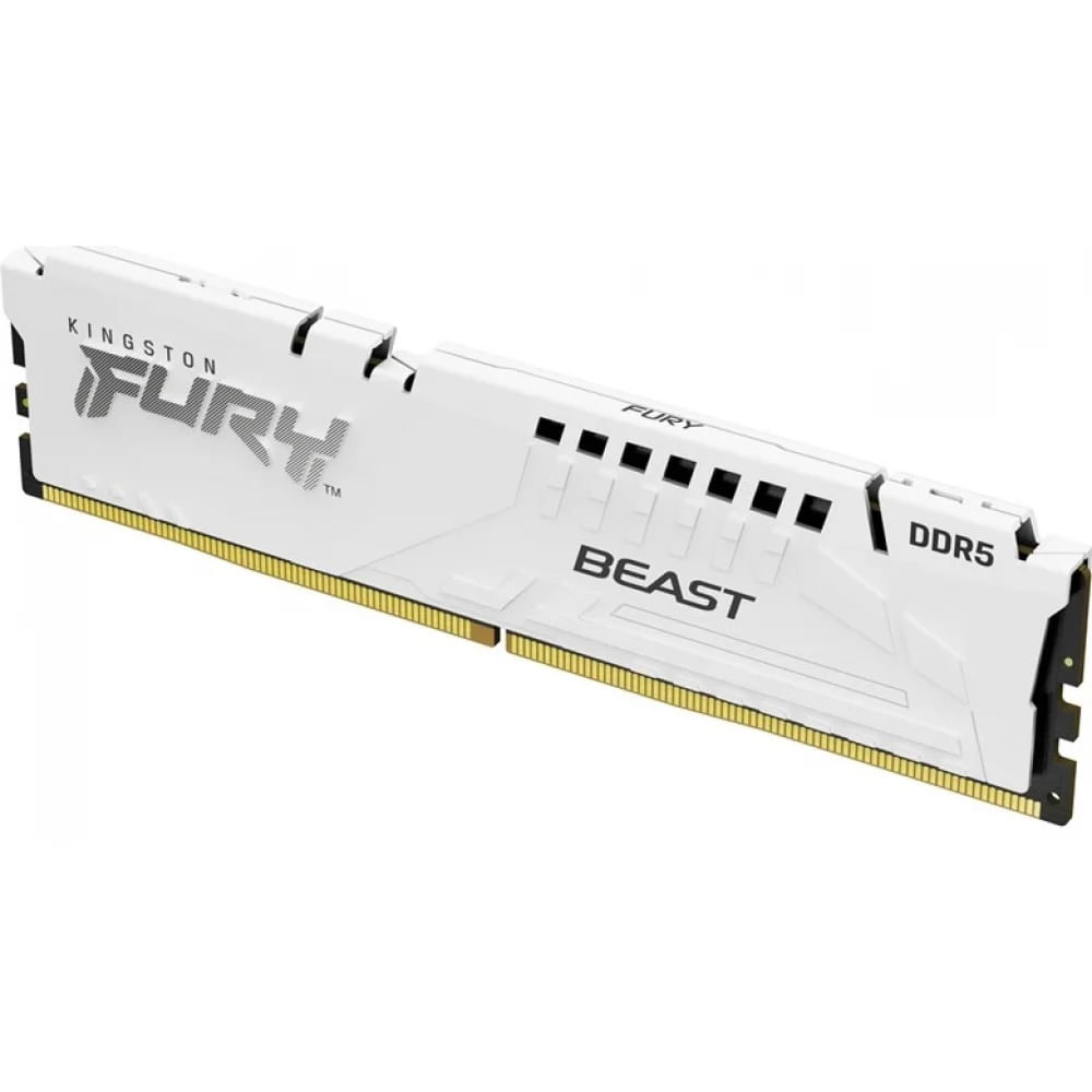 Memoria RAM Kingston Fury Beast Expo 16GB Blanco DDR5 5200Mhz CL36