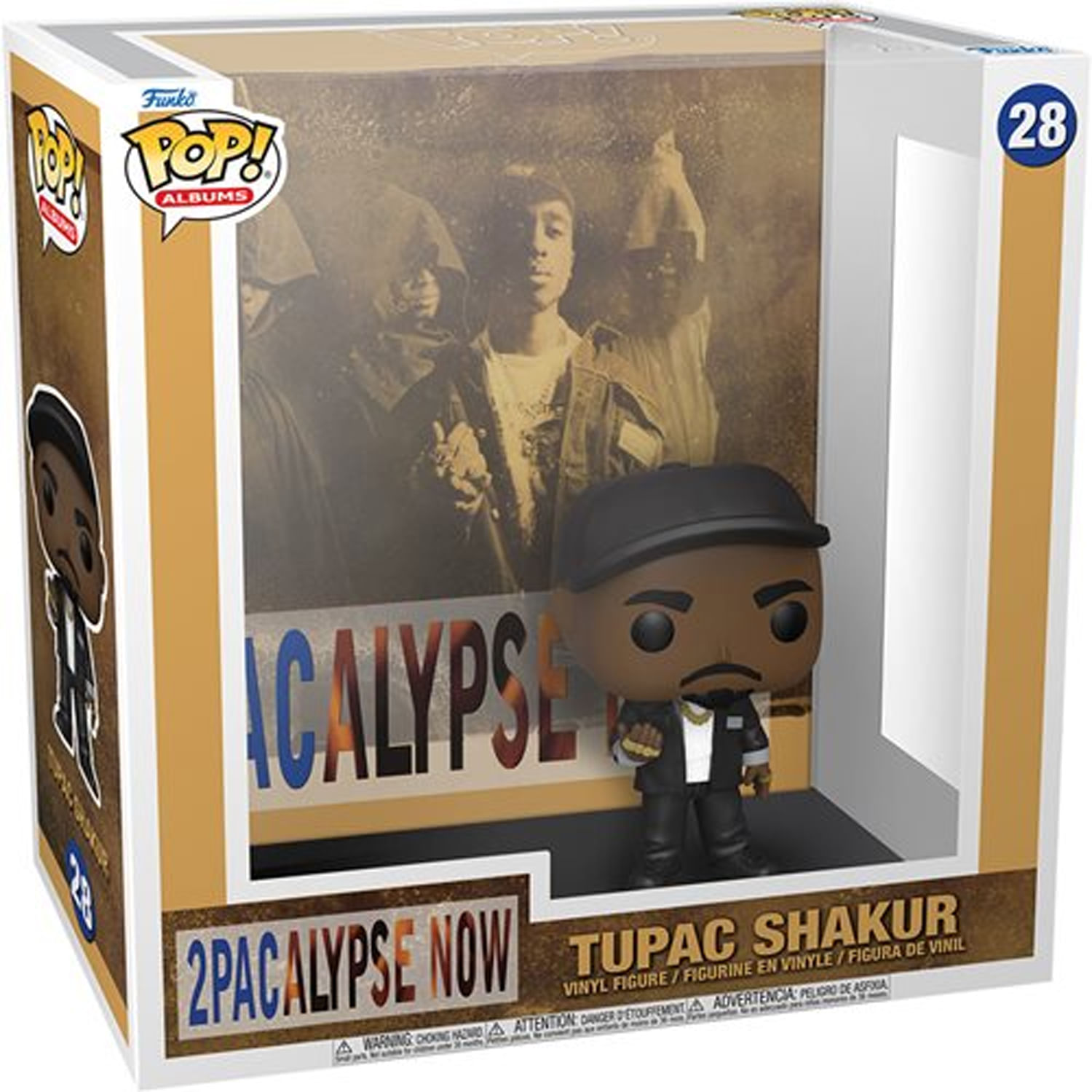 Tupac Shakur 2pacalypse Now Funko Pop Album Figure with Case 28