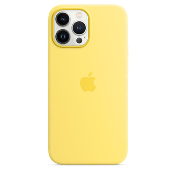 Silicone Case Iphone 14 Pro Max Ralladura De Limon + Lamina De Vidrio