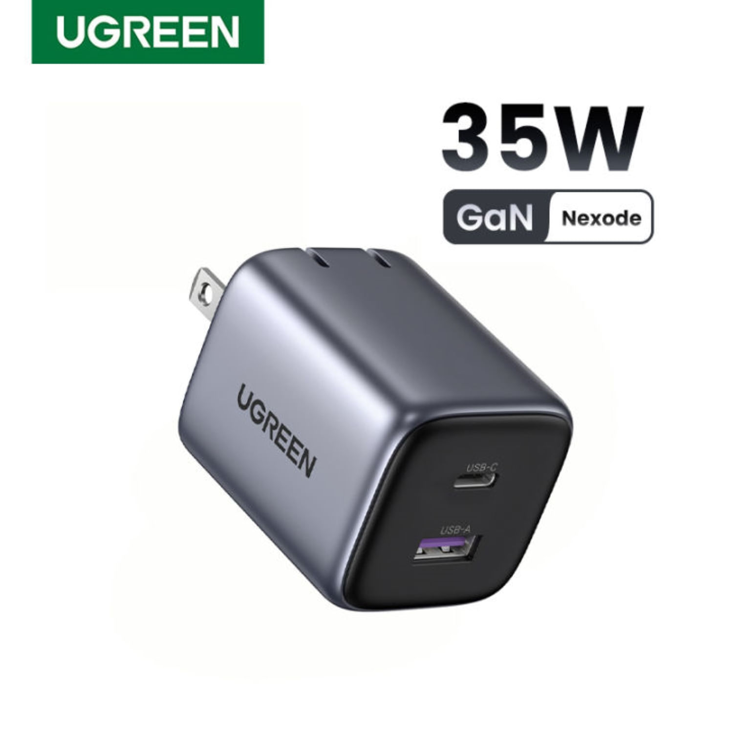 Cargador Gan 35w USB / Tipo C Nexode UGREEN